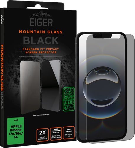 Eiger iPhone 17e/16e/13/13 Pro/14 Glass Screen Protector Pr