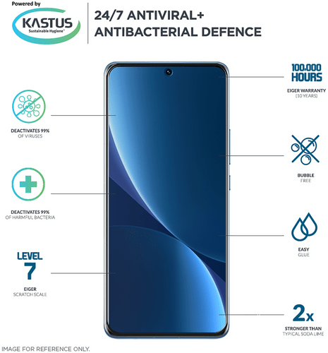 Eiger Xiaomi 12/12X screen protector 3D Glas