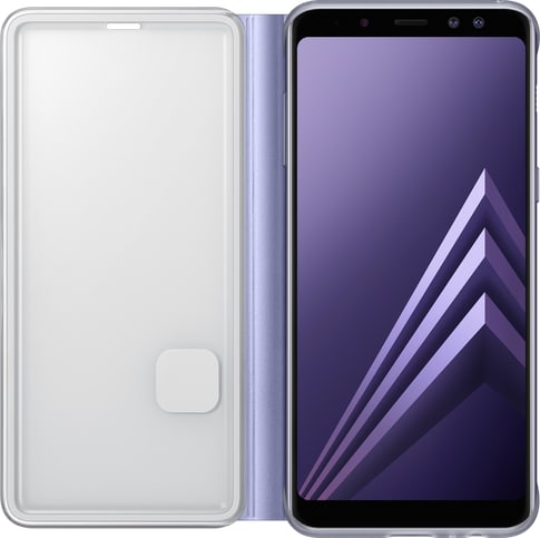 Samsung Galaxy A8 (2018) Neon Flip-Cover violett