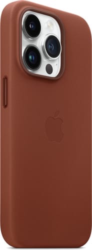 Apple iPhone 14 Pro Leather Backcover with MagSafe Umber