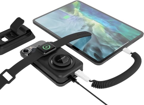 Vonmählen allroundo Pro all-in-one cable and wireless powerbank black