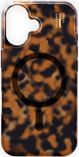 Ideal of Sweden iPhone 16 Plus Silicone Clear MS Backcover Tortoise