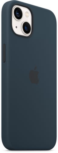 iPhone 13 Silicone Case with MagSafe Abyss Blue