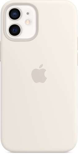iPhone 12 mini Silicone Case with MagSafe White