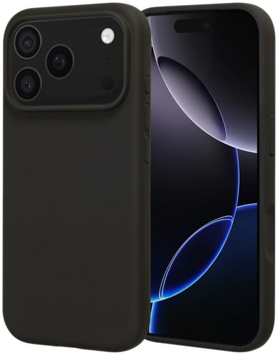 ITSTYLE iPhone 17 Pro Silicone Soft Backcover Black