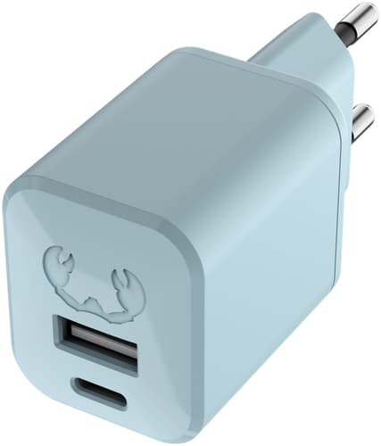 Fresh'N Rebel Mini Charger USB C + A 30W Dusky Blue
