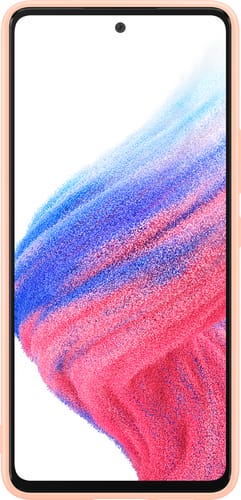 Samsung Galaxy A53 Silicon Backcover peach