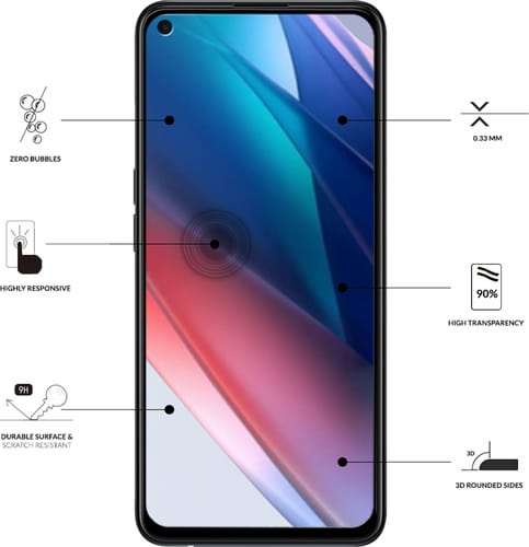 Eiger Oppo Find X3 Pro screen protector 3D Glas black