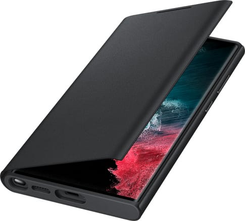 Samsung Galaxy S22 Ultra LED View Flip Cover black