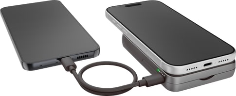 Fresh'N Rebel 10000mAh Magnet Qi2 15W Powerbank Grey