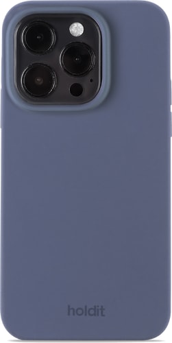 Holdit iPhone 14 Pro Silicone Case Blue