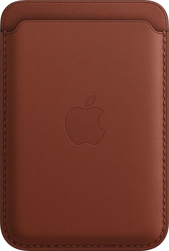 Apple iPhone Leather Wallet with MagSafe Umber