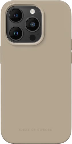 iDeal of Sweden iPhone 14 Pro Silicone Backcover beige