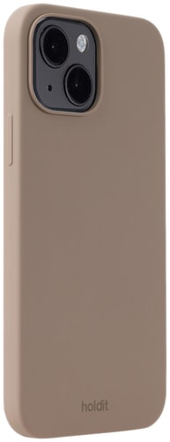 Holdit iPhone 15 Silicone Backcover Mocha Brown