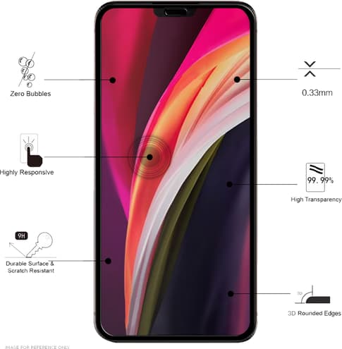 Eiger iPhone 12 / 12 Pro screen protector 3D Glas