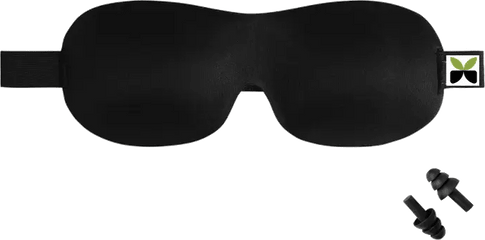 Kisten Basics 3D Sleep Mask & Earplugs Set Black