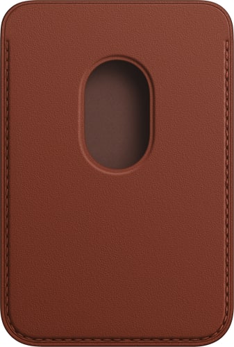 Apple iPhone Leather Wallet with MagSafe Umber