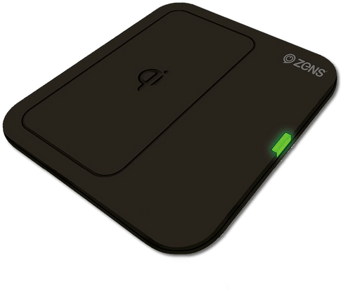ZENS Wireless Charger Plate Fast black