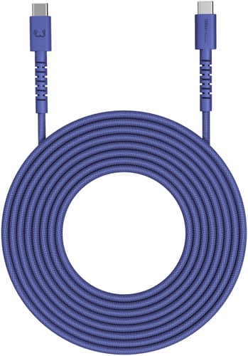 Fresh'N Rebel Braided Cable USB-C to USB-C 2m True Blue