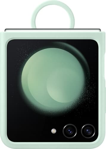 Samsung Galaxy Z Flip5 Ring Silicone Backcover Mint
