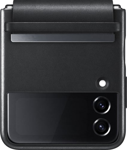 Samsung Galaxy Z Flip4 Backcover Leather black