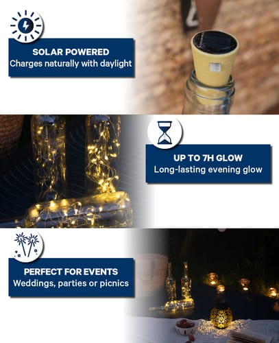 AK Kisten Basics Solar String Lights (2m) 20 LEDs