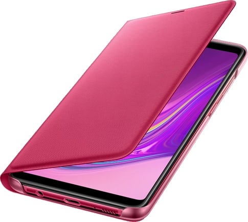 Samsung Galaxy A9 Flip-Cover pink