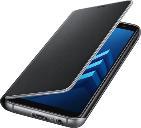 Samsung Galaxy A8 (2018) Neon Flip-Cover black