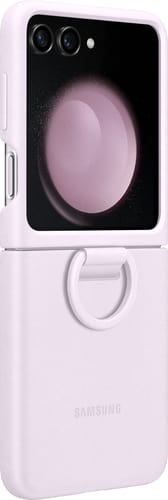 Samsung Galaxy Z Flip5 Ring Silicone Backcover Lavender