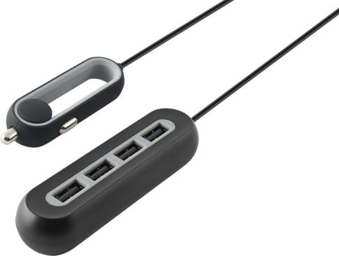 itStyle Charg 12V 4xUSBUniv 9.6A black cable 1.5m