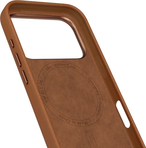 Vonmählen iPhone 17 Pro Max Like Leather Backcover Brown