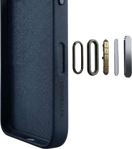Vonmählen Fabric Case iPhone 18 Pro Dark Blue