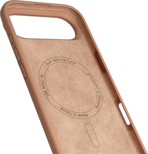 Vonmählen iPhone 17 Air Silicone Backcover Dark Cream