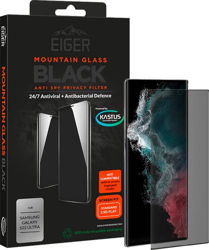 Eiger Galaxy S22 Ultra screen protector 3D Privacy black