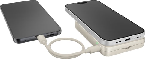 Fresh'N Rebel 10000mAh Magnet Qi2 15W Powerbank Sand