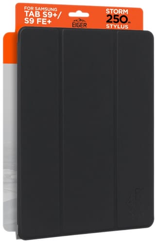 Eiger Galaxy S9+ / S9+ FE Bookcover black (b2b)