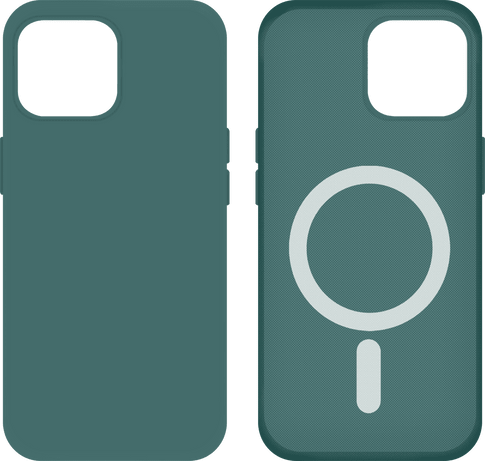 itStyle Premium iPhone 13 Silicon Case MagSafe Dark Green