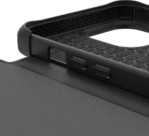iPhone 13 Pro Book Case Hybrid Leather black