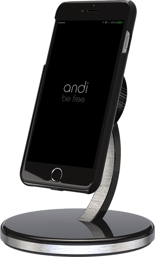 Andi Be Free Wireless Desktop Charger 15W Black