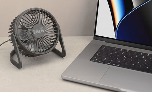 Celluarline Desk Breeze Ventilator Black