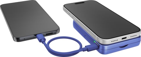 Fresh'N Rebel 10000mAh Magnet Qi2 15W Powerbank Blue