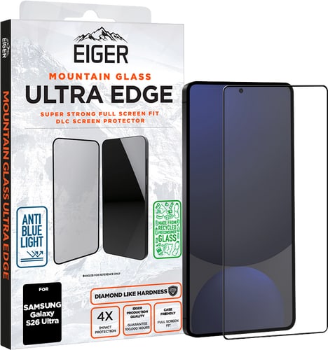 Eiger Galaxy S26 Ultra Ultra Edge Glass Screen Protector