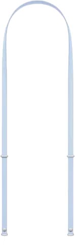 Apple Crossbody Strap Crisp Blue