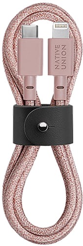 Native Union Data Cable USB C to Lightening (1.2m) Pink