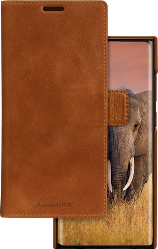 dbramante1928 Galaxy S24 Ultra Lynge Bookcover Tan