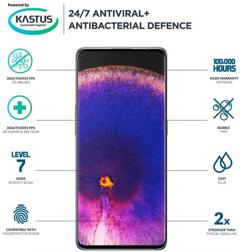 Eiger Oppo Find X5 Pro screen protector 3D Glas black