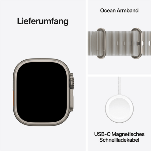 Apple Watch Ultra 4 GPS+Cell 49mm Nat Titan w TrGray OB