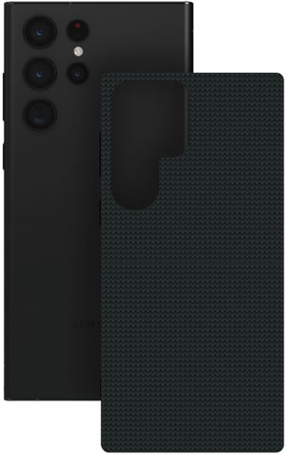 itStyle Premium Galaxy S22 Ultra Carbon Edition Backcover bl