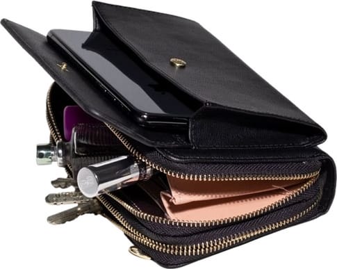 MU Prime Universal Crossbody Clutch black