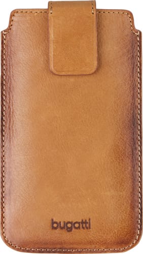 bugatti Universal Case leather Size 2XL Cognac